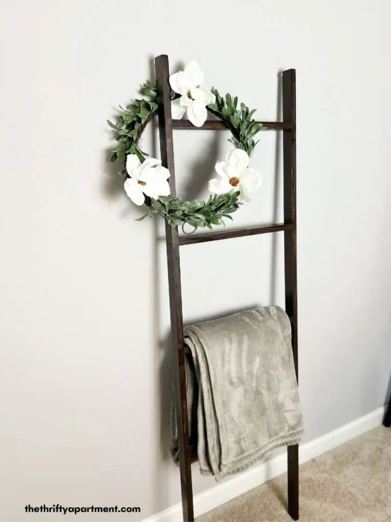 DIY Blanket ladder