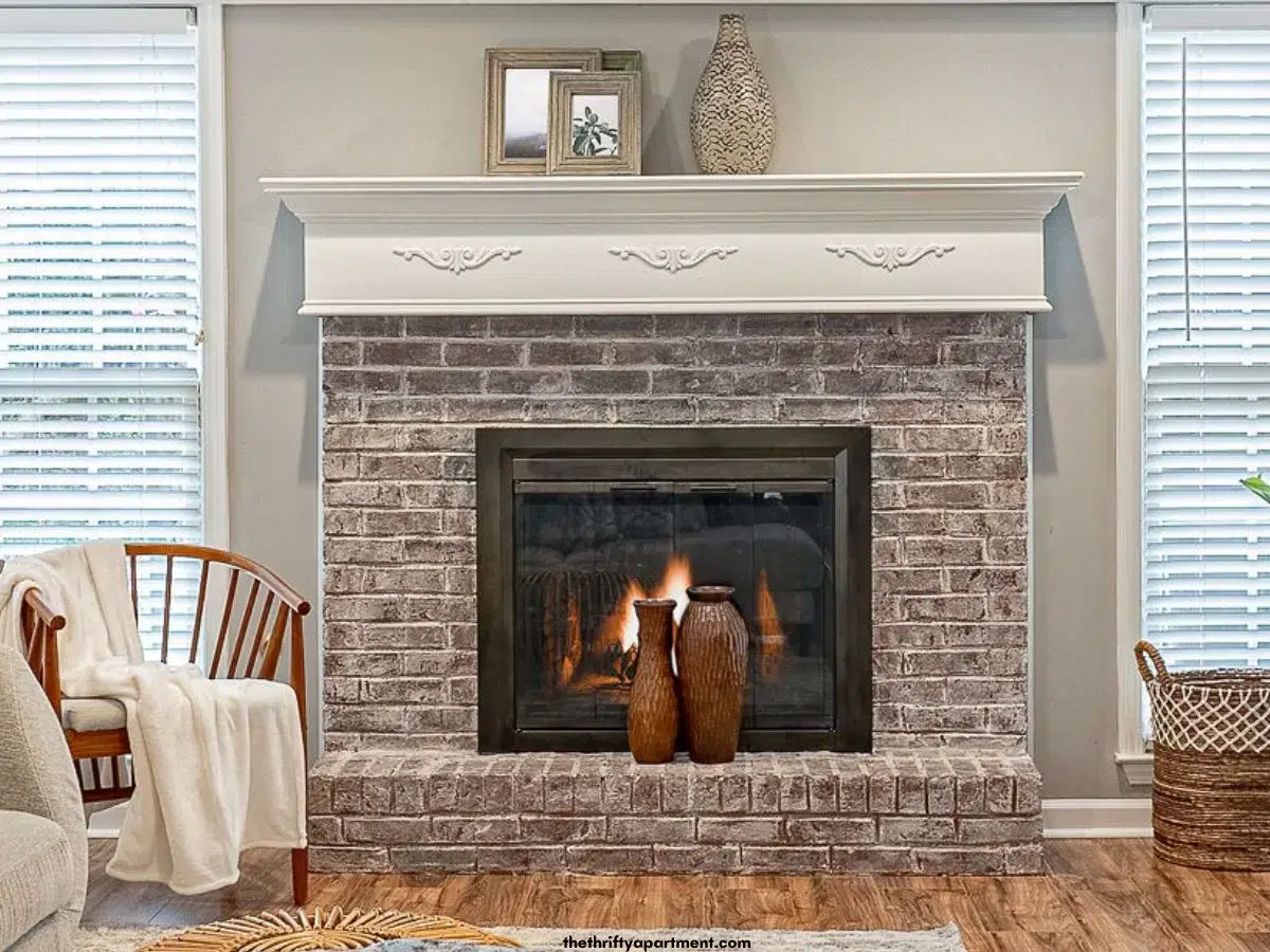 DIY White Wash Brick Fireplace: The Pros and Cons