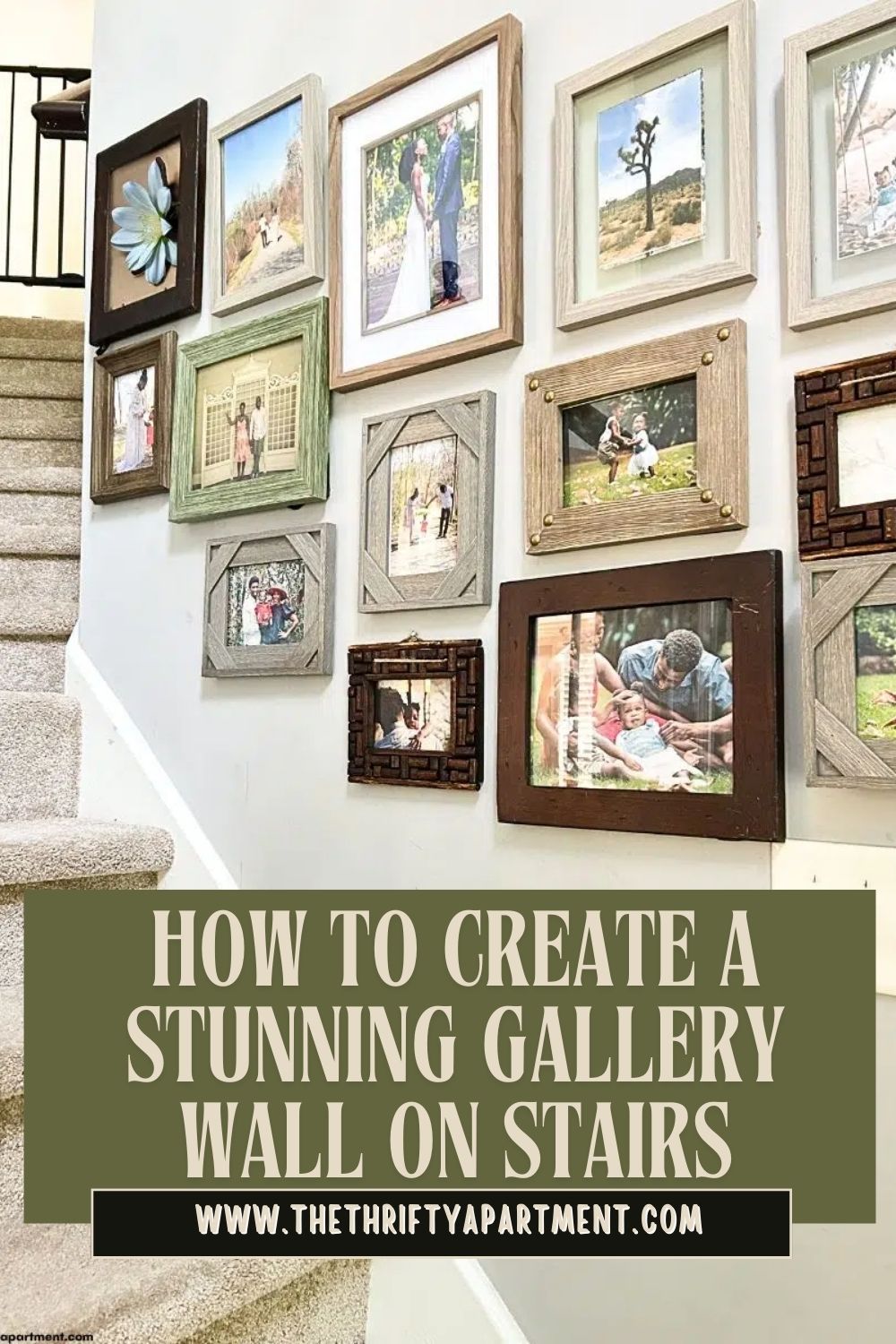 How to Create a Stunning Gallery Wall on Stairs