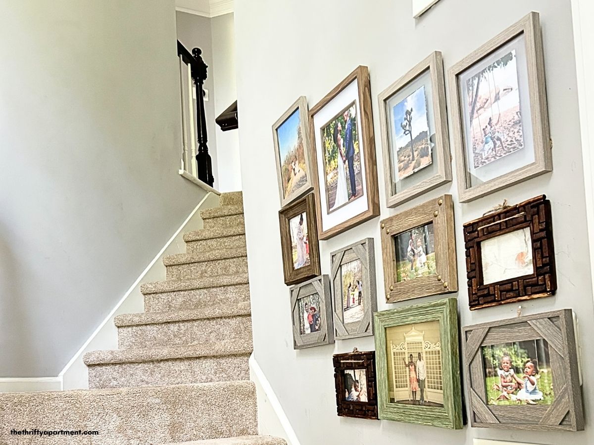 How to Create a Stunning Gallery Wall on Stairs