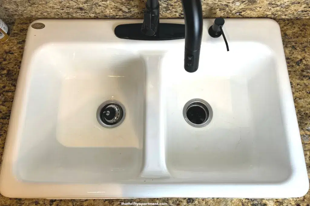 porcelain sink