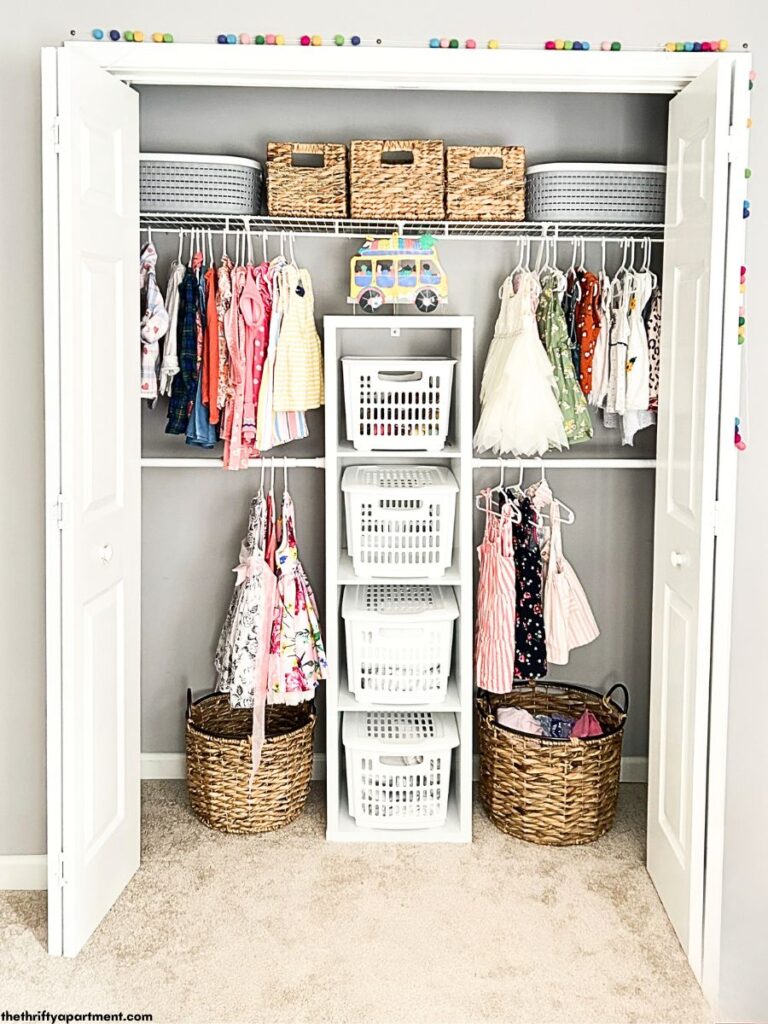 Kids' Tiny Closet Makeover