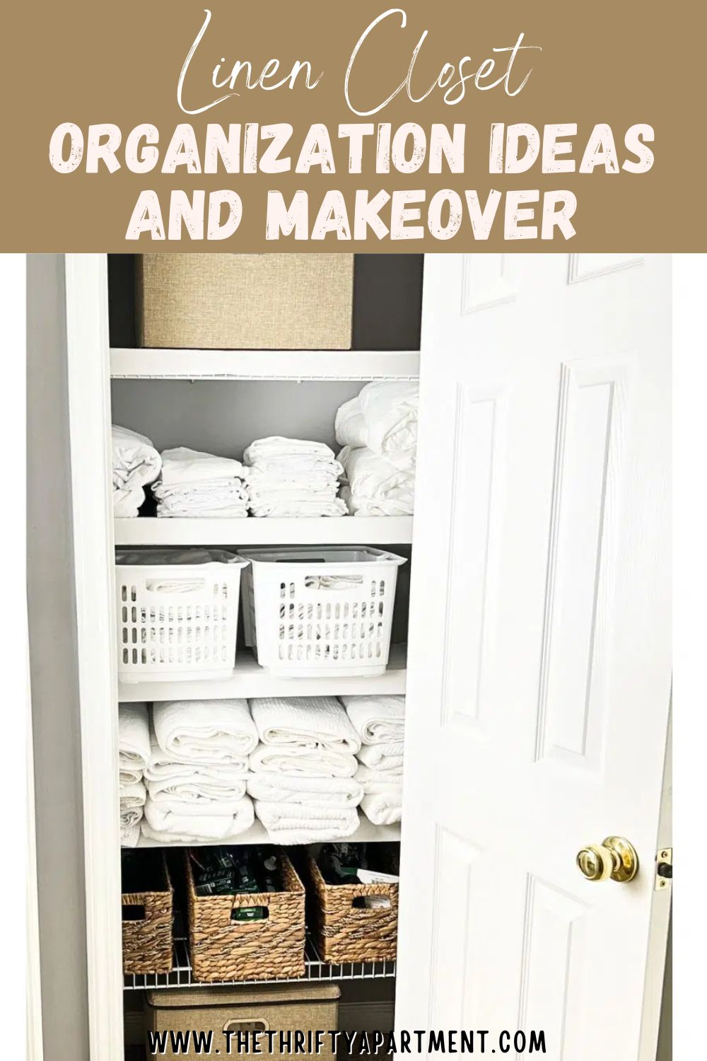 Linen Closet Organization Ideas and Makeover