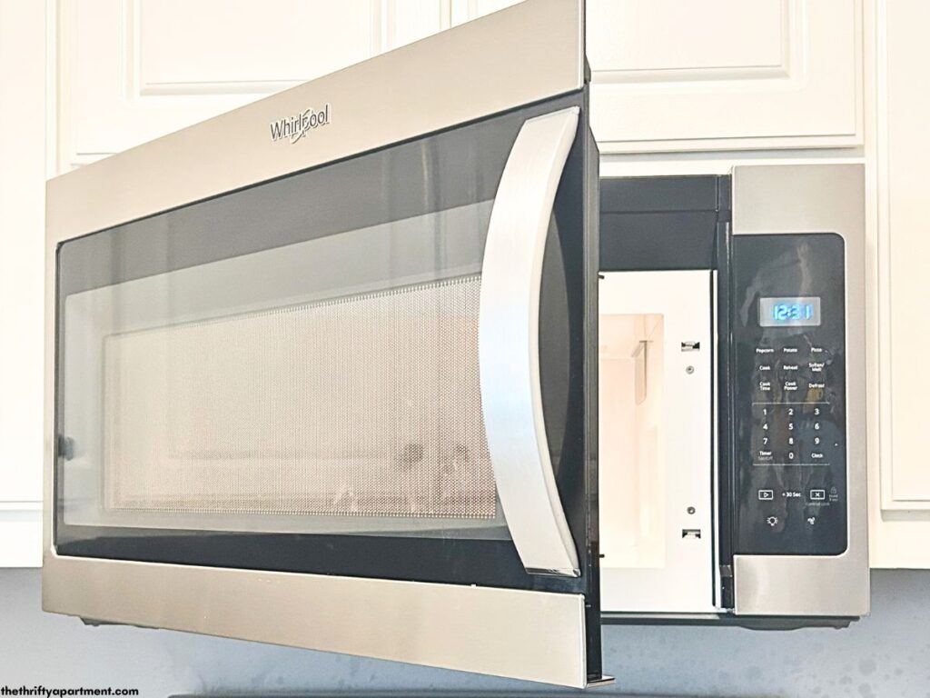 door of microwave