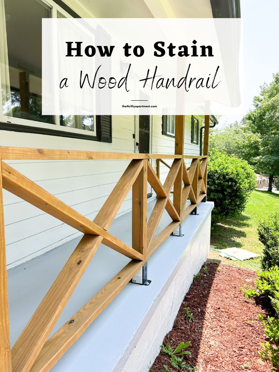 How to Stain a Wood Porch Railing