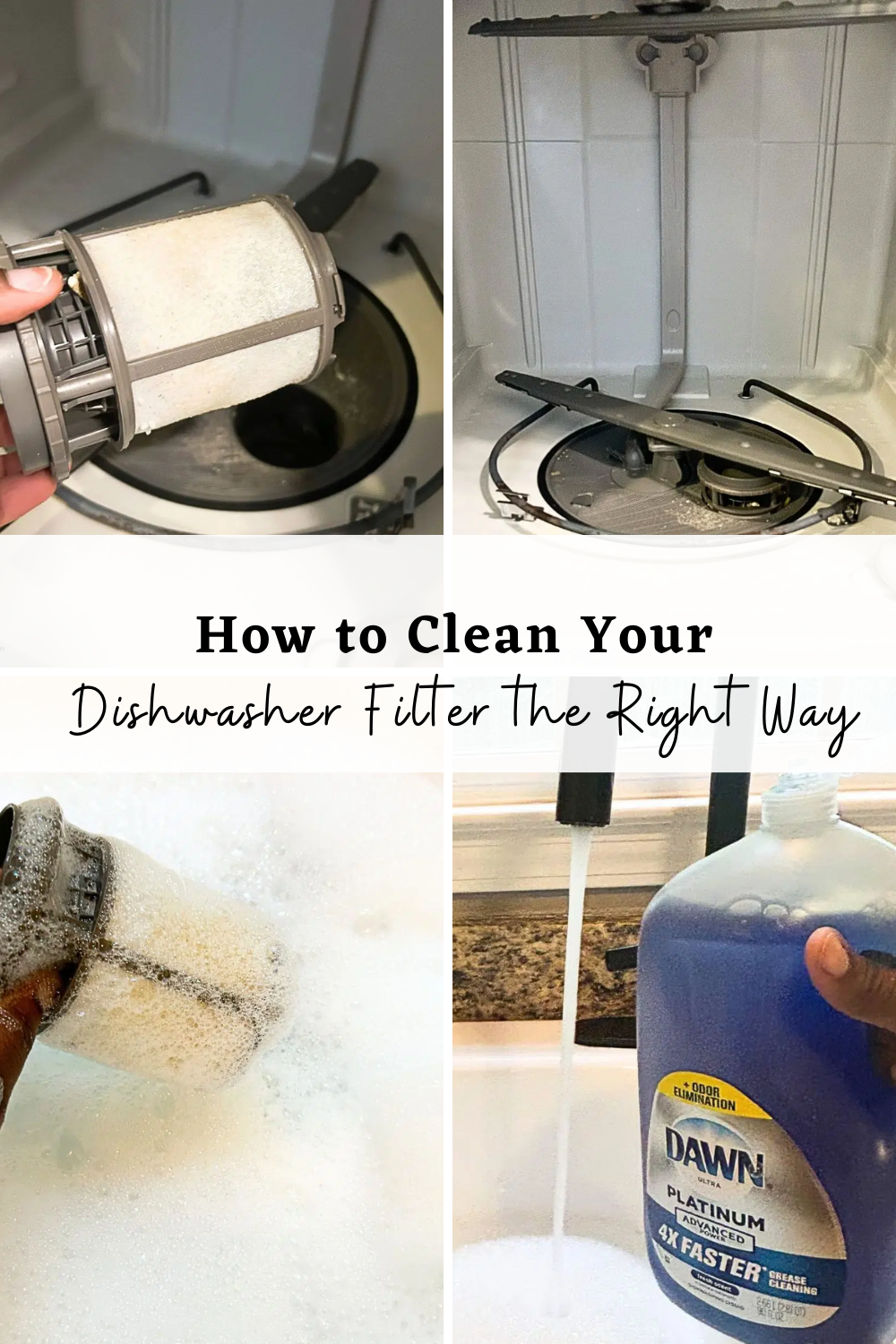 How to Clean Your Dishwasher Filter the Right Way