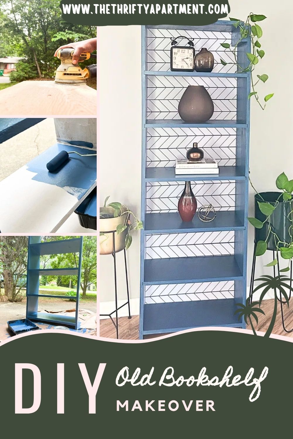 How to Paint an Old Bookshelf