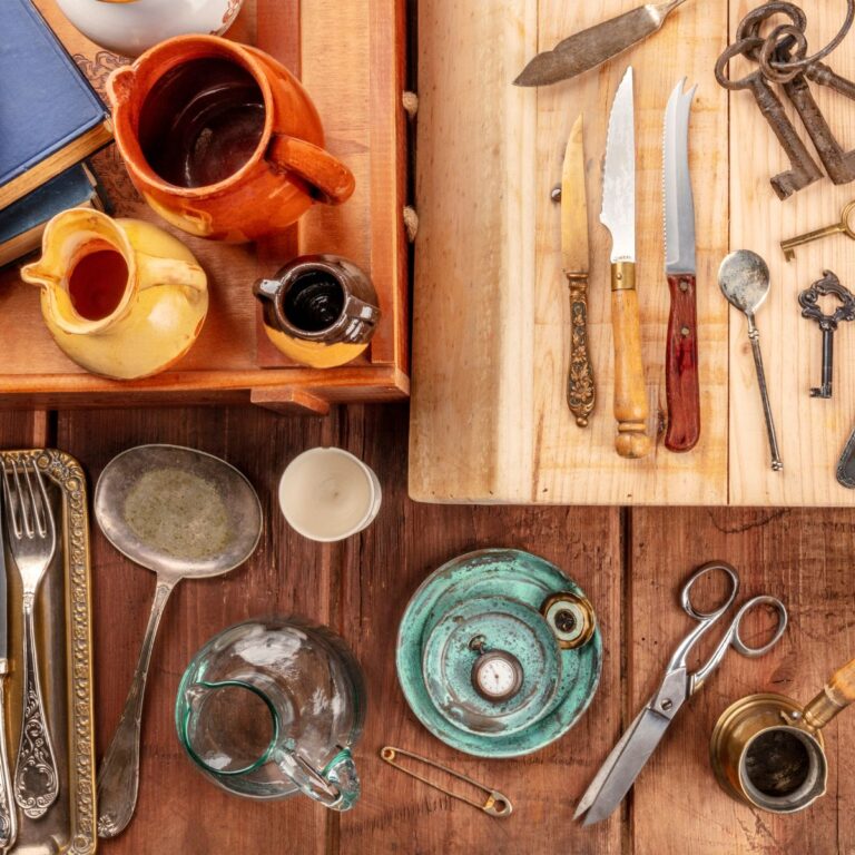 thrifted antique items