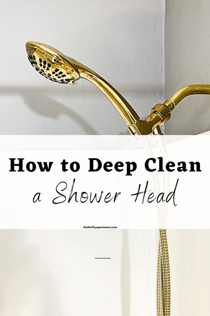 How to Clean a shower head