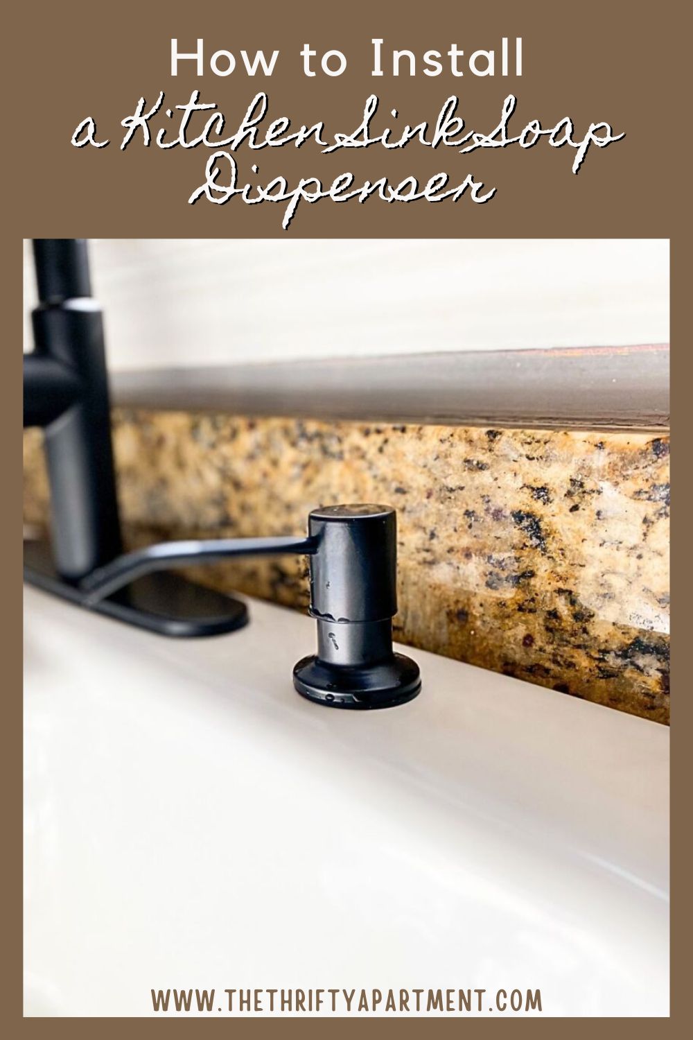 How to Install a Kitchen Sink Soap Dispenser