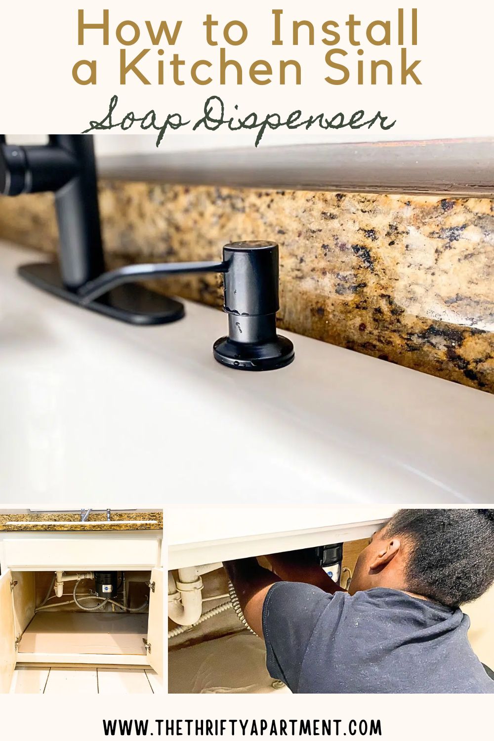 How to Install a Kitchen Sink Soap Dispenser