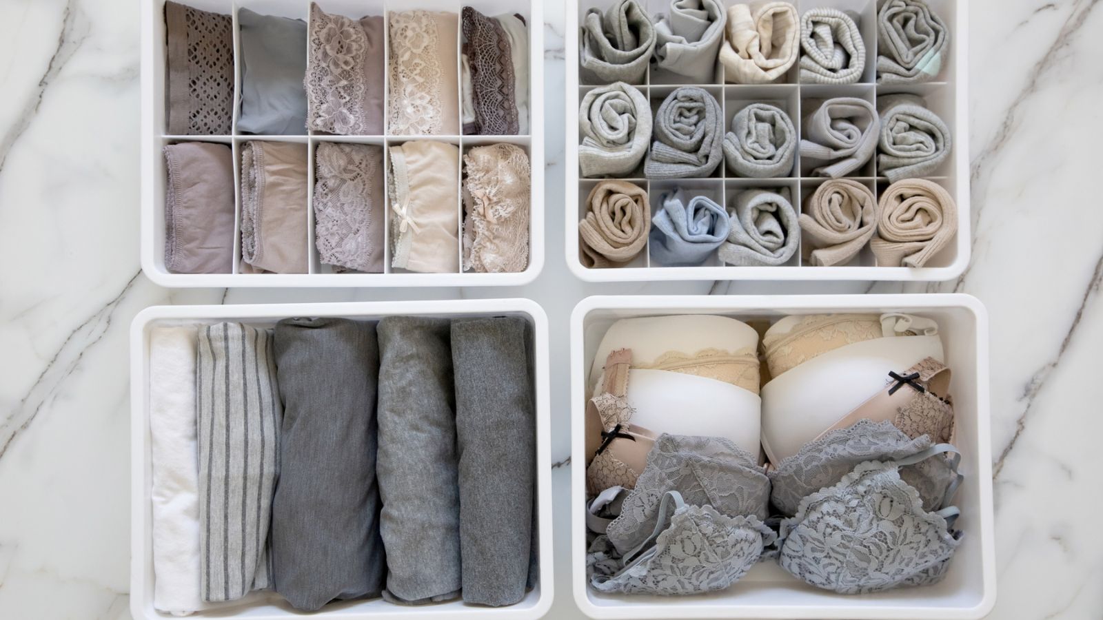 organized undergarments