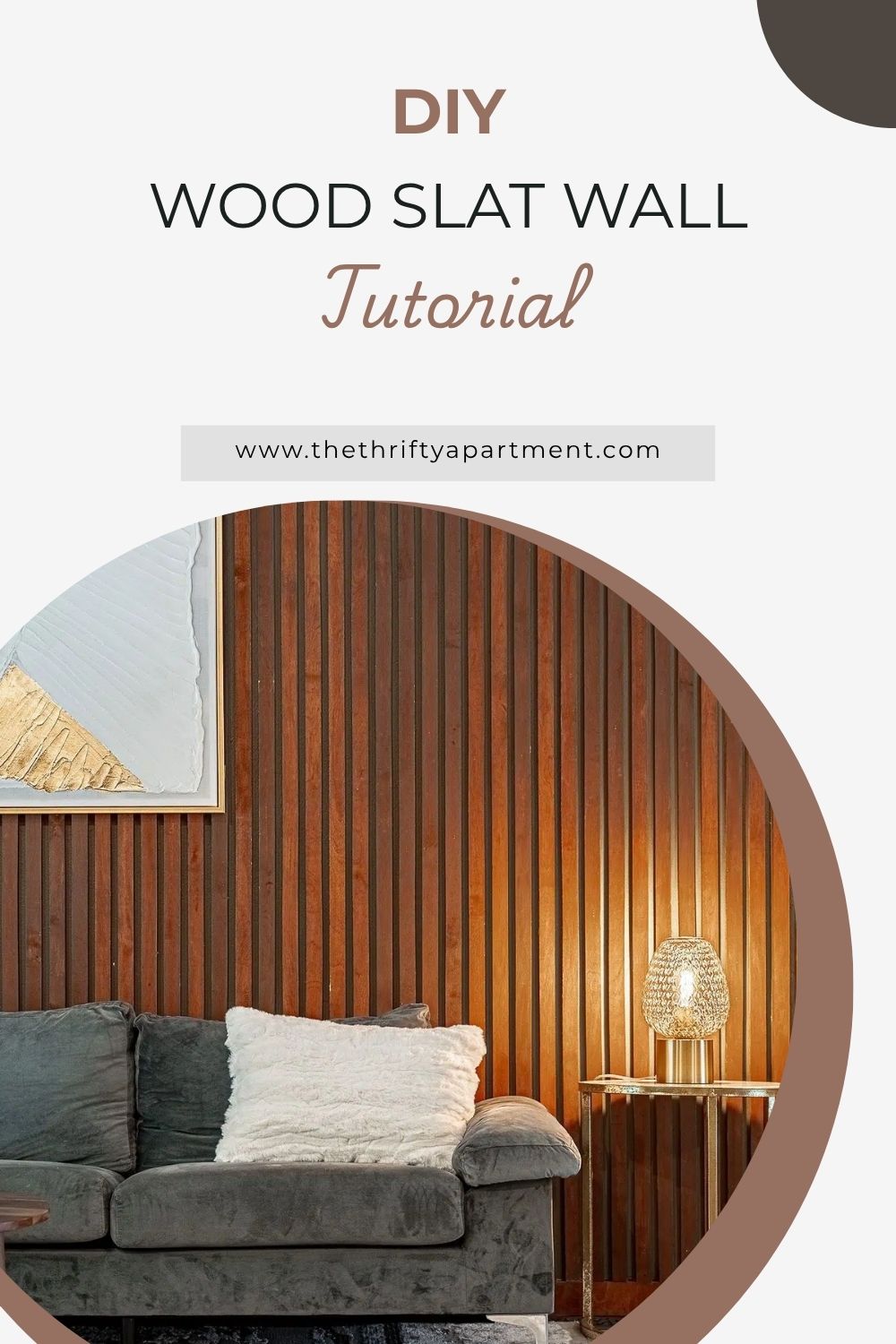 How to Make a DIY Wood Slat Wall