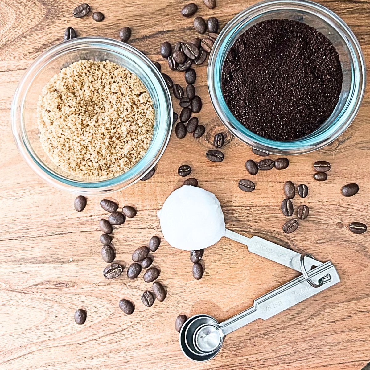 DIY Coffee Scrub with Coconut Oil