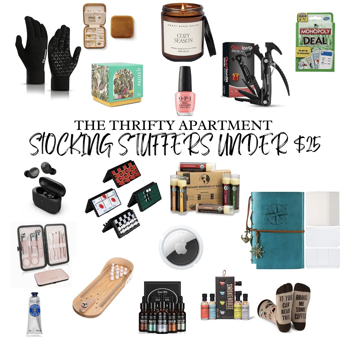 2019 Stocking Stuffer Gift Guide - 30 Gifts Under $25