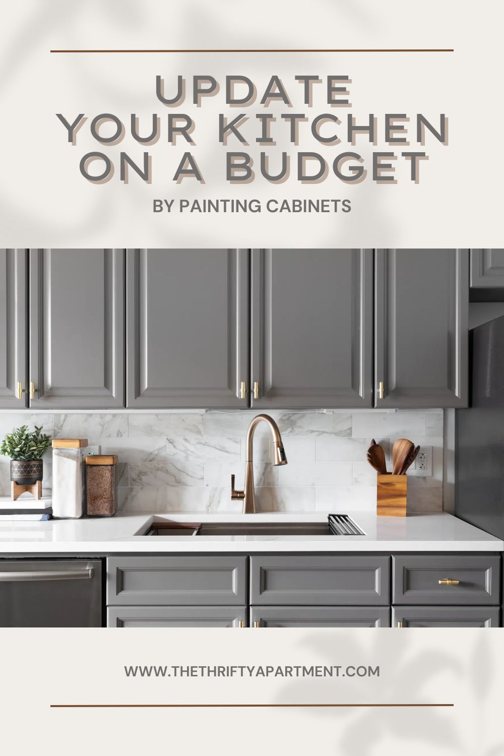 Update Your Kitchen on a Budget by Painting Cabinets