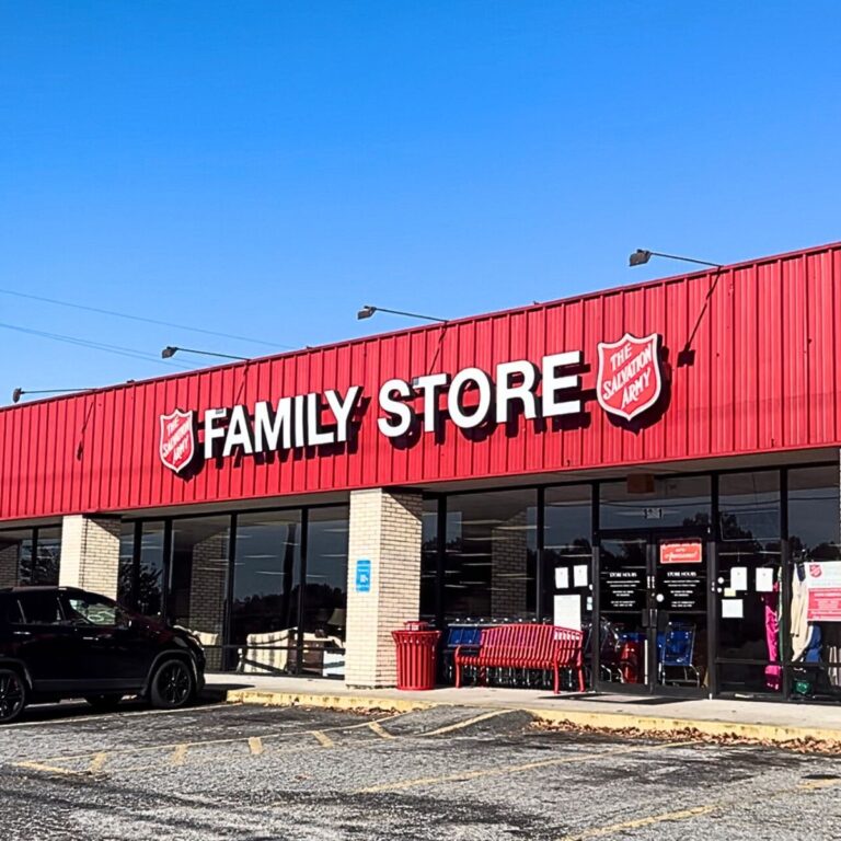 salvation army thrift store sign