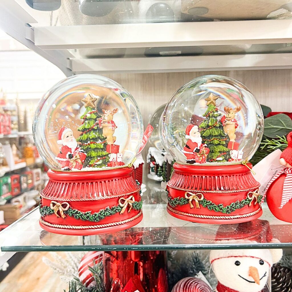  santa snow globes home goods