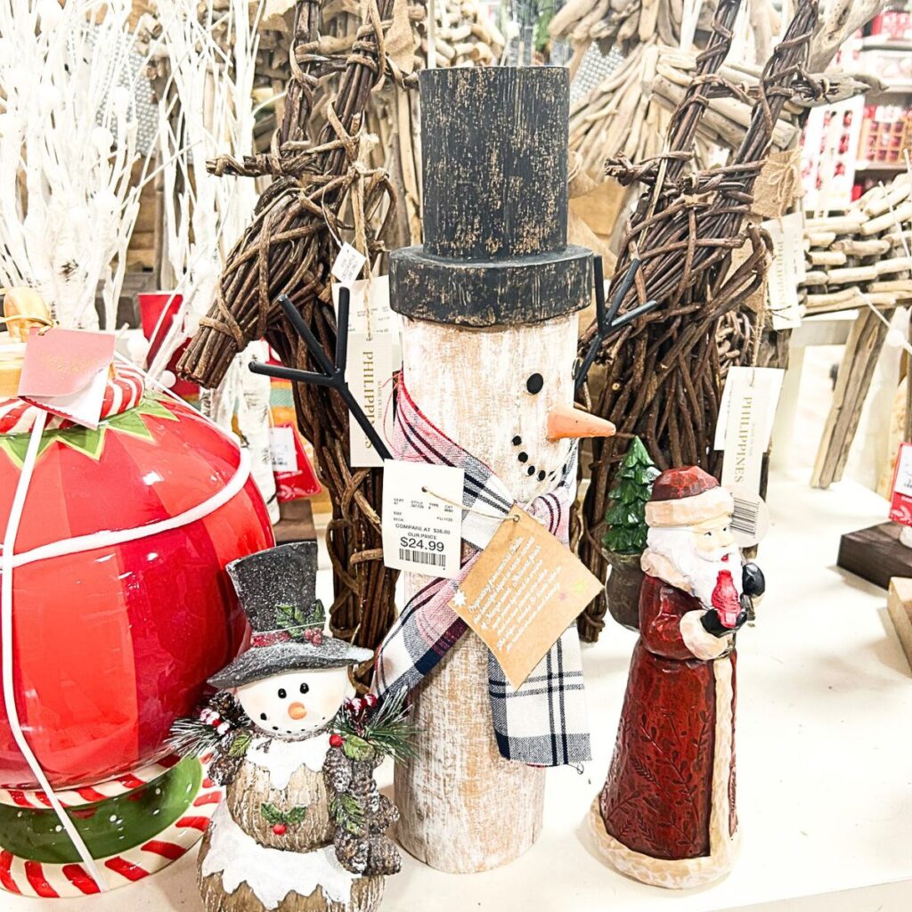 snowman figurines home goods