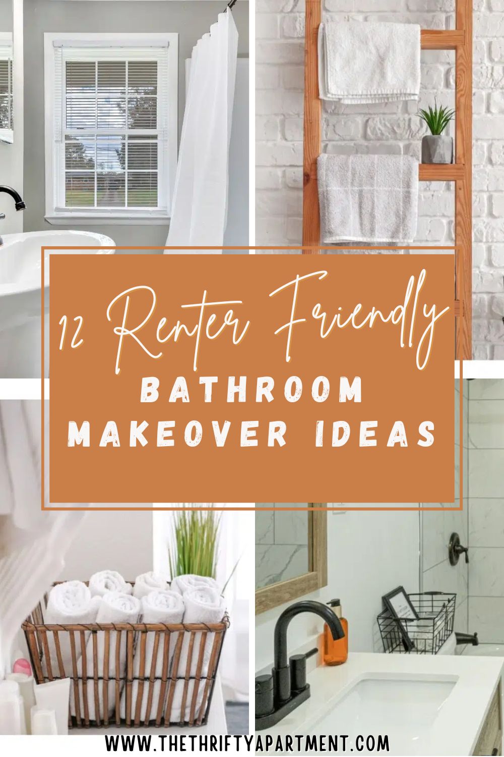 12 Renter Friendly Bathroom Makeover Ideas