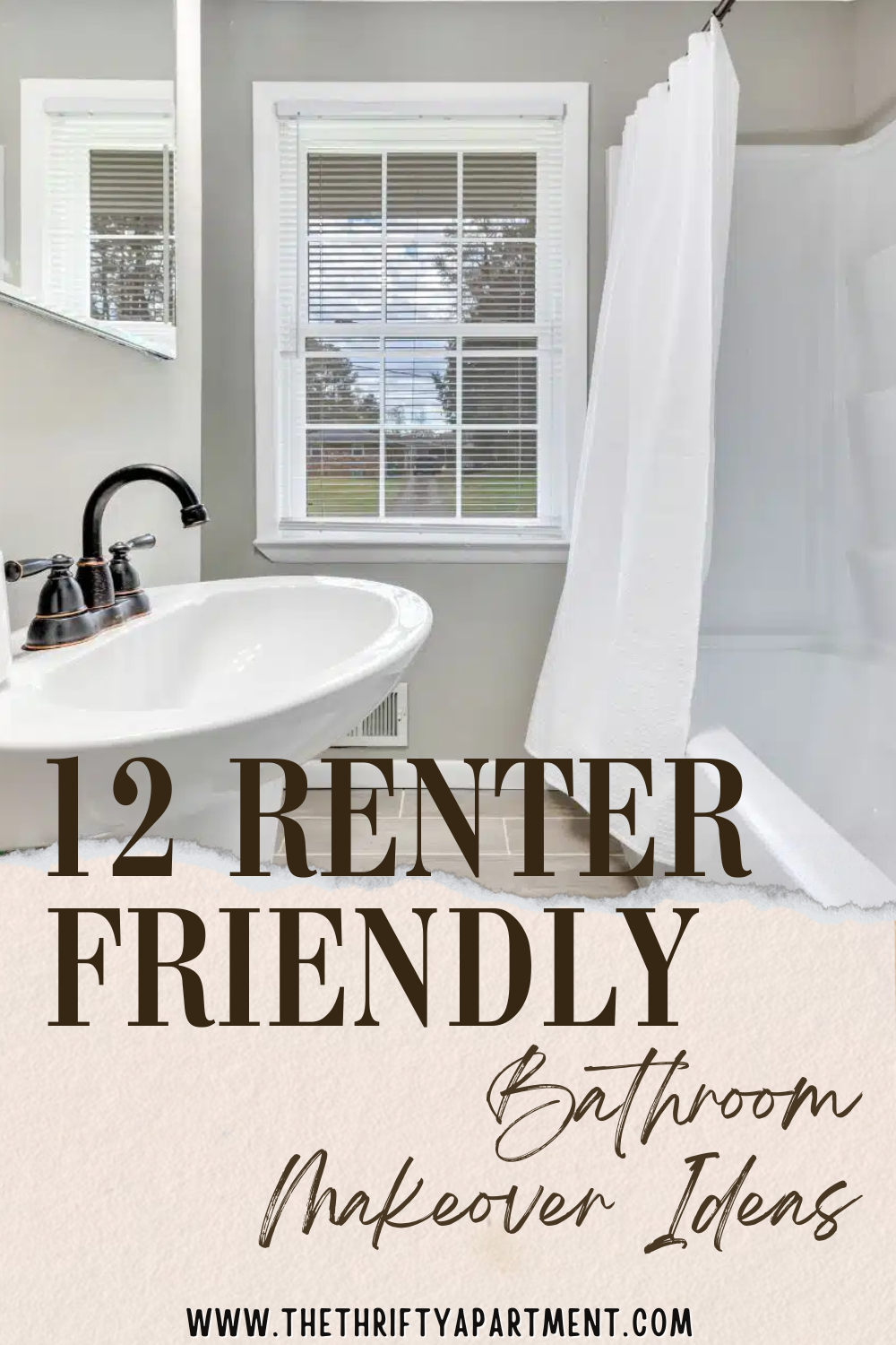 12 Renter Friendly Bathroom Makeover Ideas