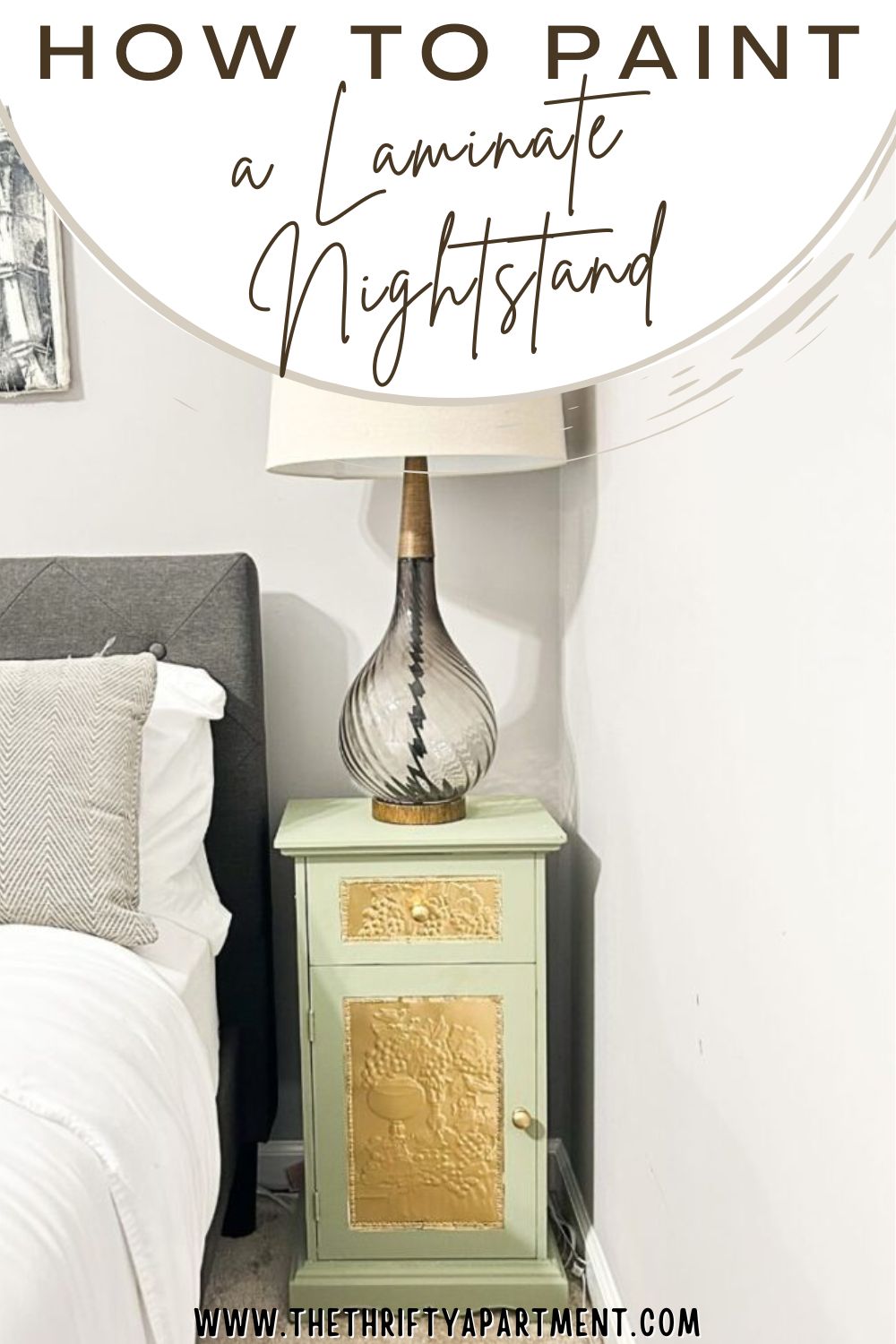 How to Paint a Laminate Nightstand