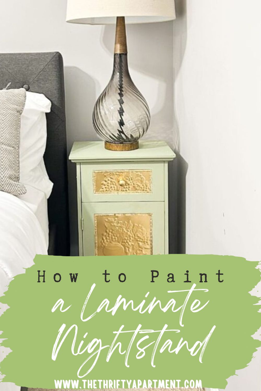 How to Paint a Laminate Nightstand