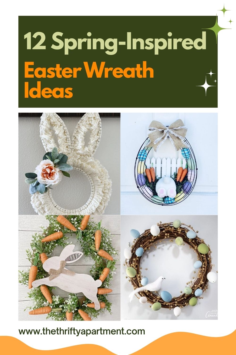12 Cute and Colorful Easter Wreaths To Welcome Spring into Your Home