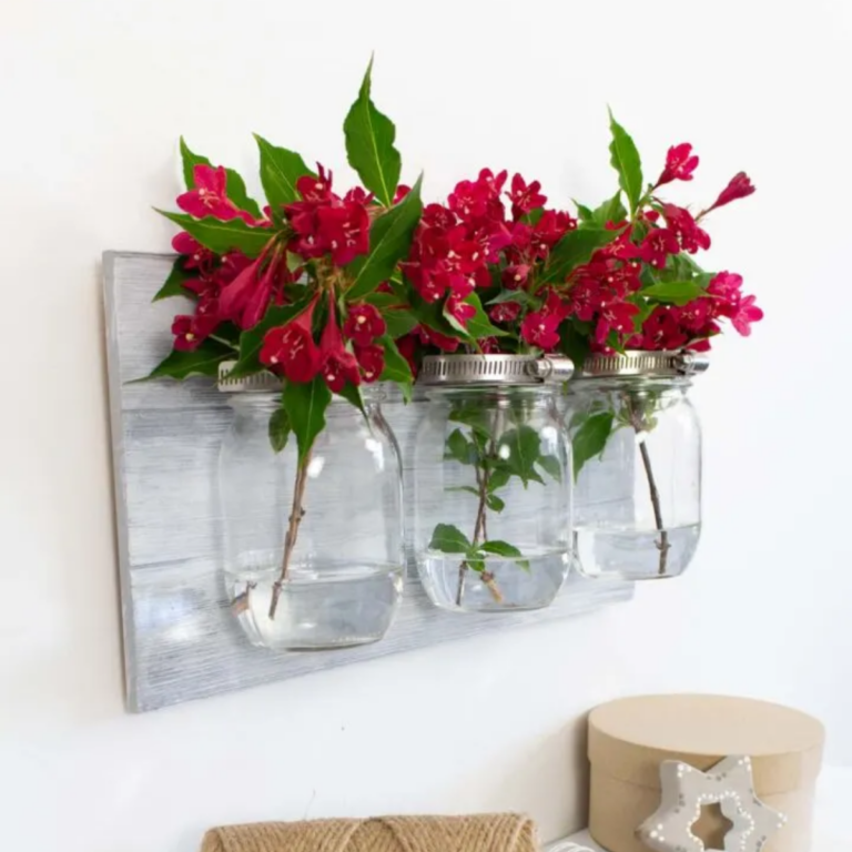 Mason Jar Wall Sconce