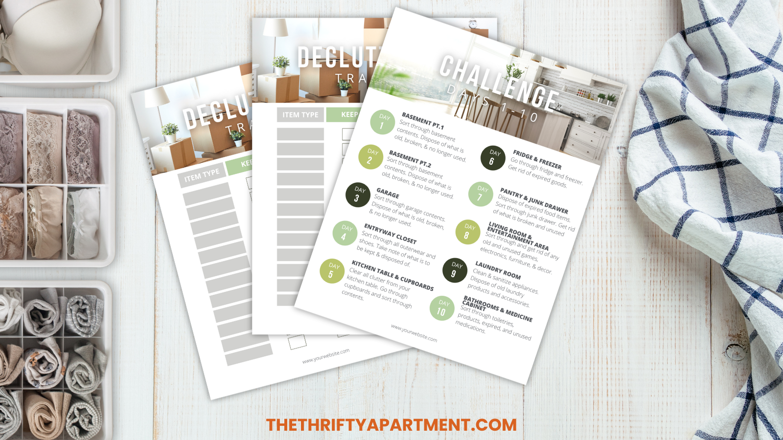 30-Day Spring Home Declutter (Free Printable)