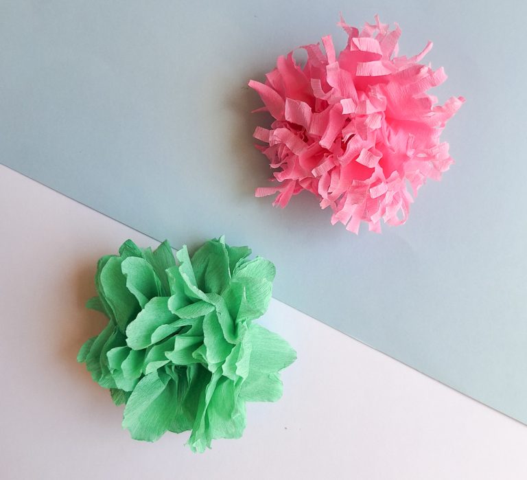 DIY Tissue Paper Flower Craft