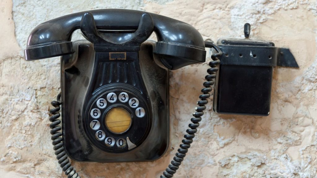 old telephone landline