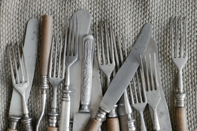 Vintage Flatware Sets set of old cutlery
