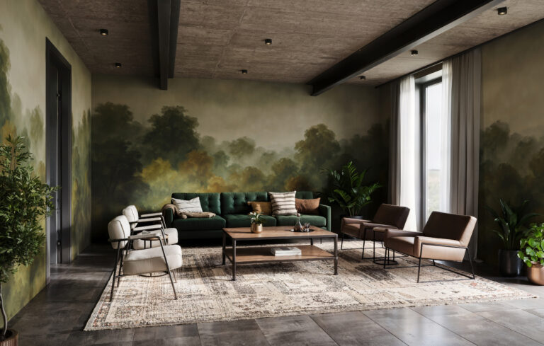 Creating Rooms That Feel Like Art Through Wrap-Around Murals