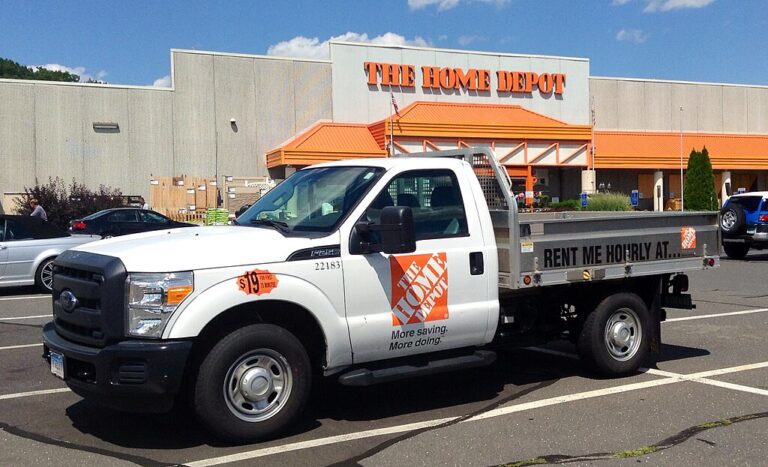home depot truck