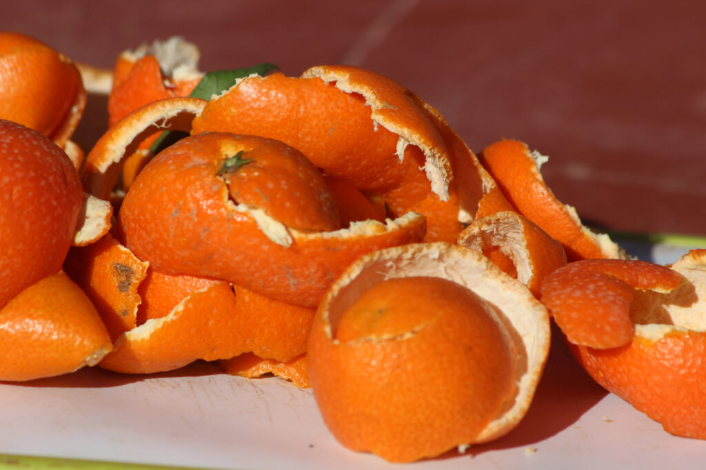 orange peels