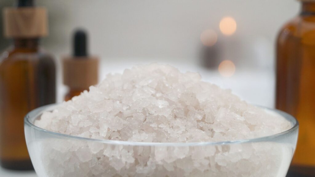 epsom salt in bowl