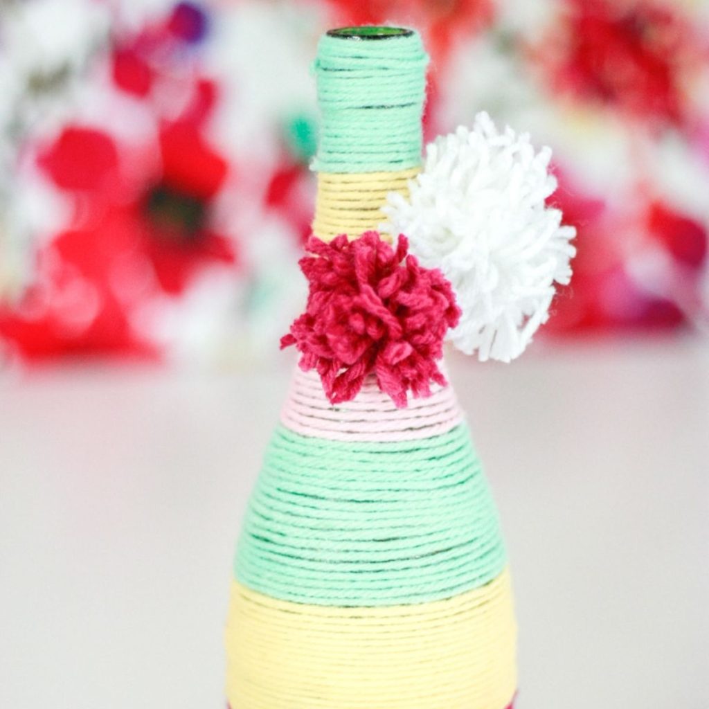 Yarn Wrapped Bottles