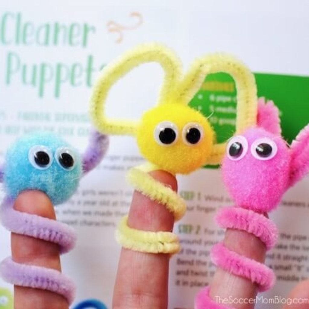 Pipe Cleaner Finger Puppets