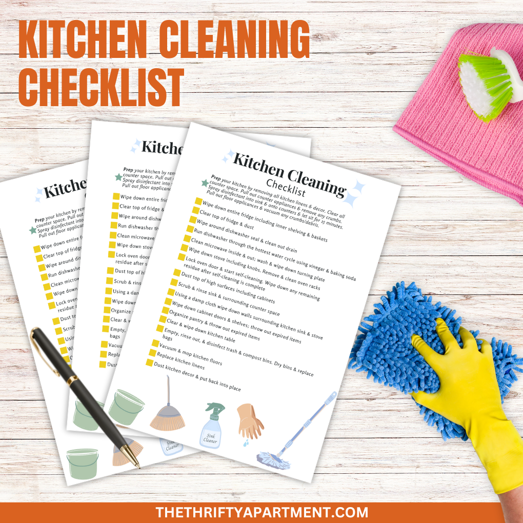 Kitchen Cleaning Checklist Product Images