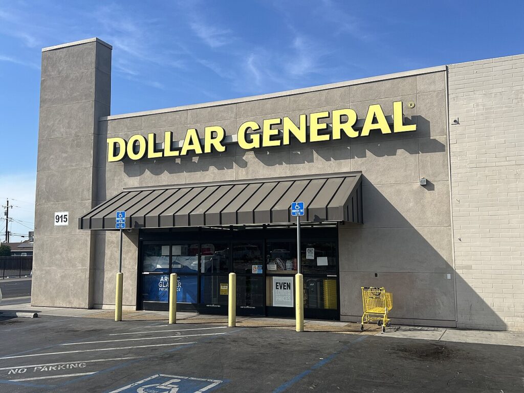 dollar general sign