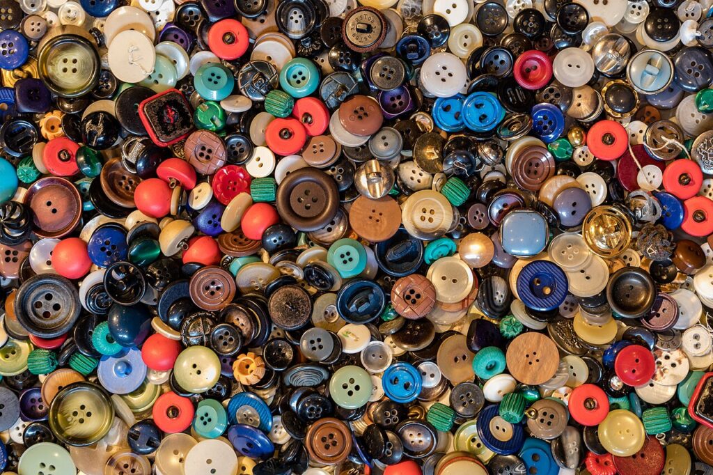 vintage buttons