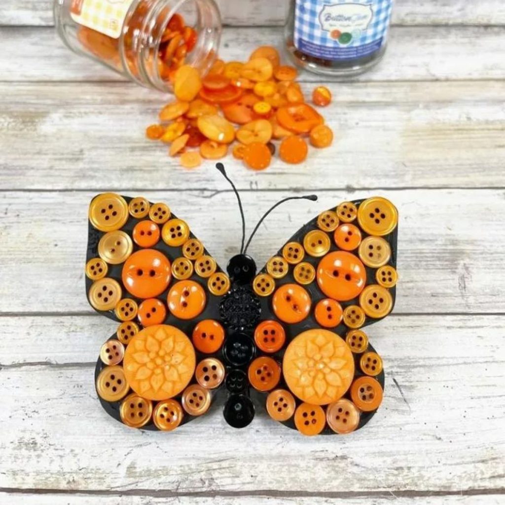 Butterfly Button Art