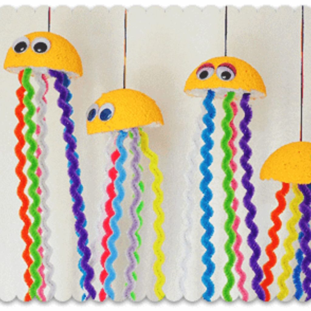 Rainbow Jellyfish Craft
