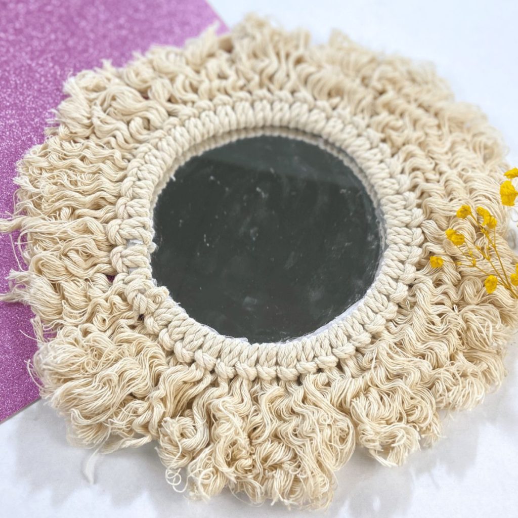 Boho Mirror Macram&eacute; Project