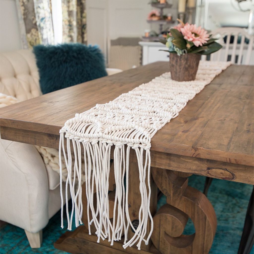 Macrame Table Runner