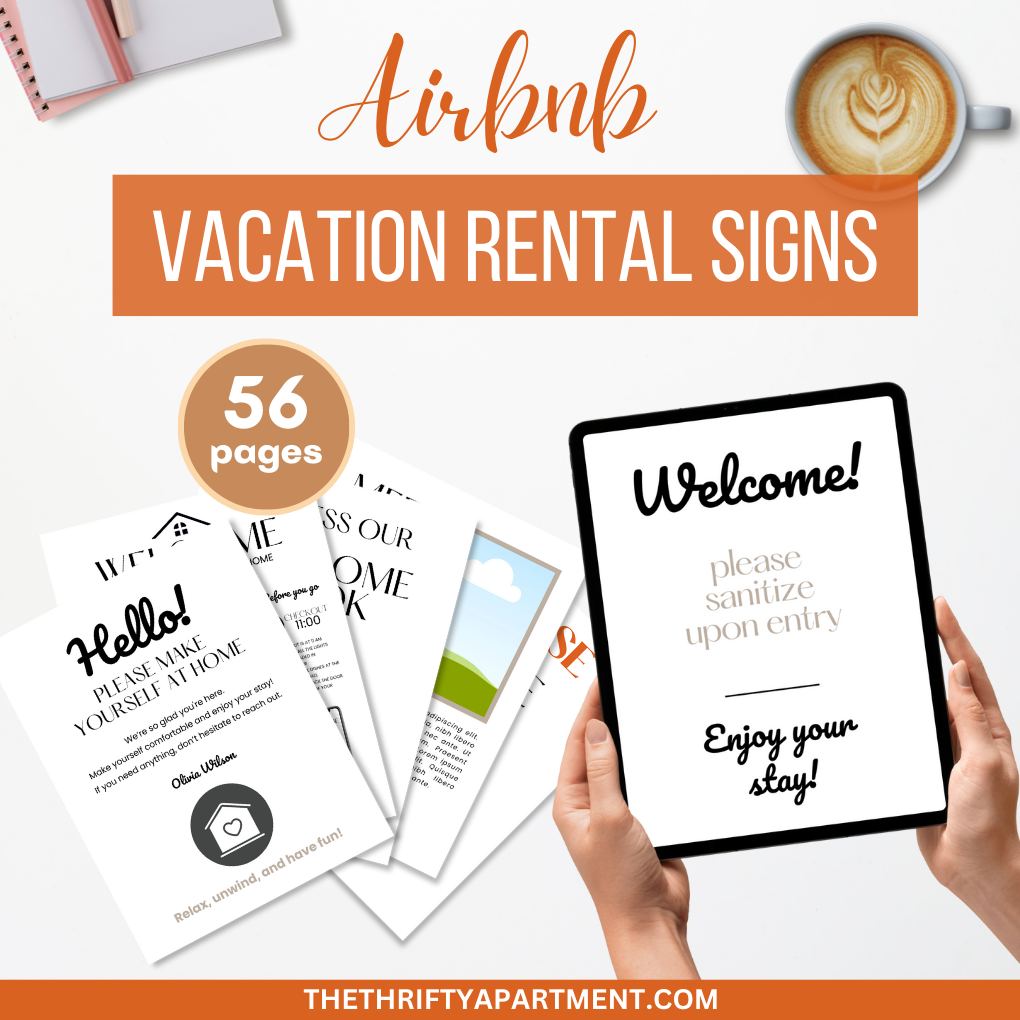 Airbnb Vacation Rental Signs