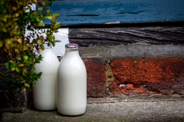 milk on doorstep