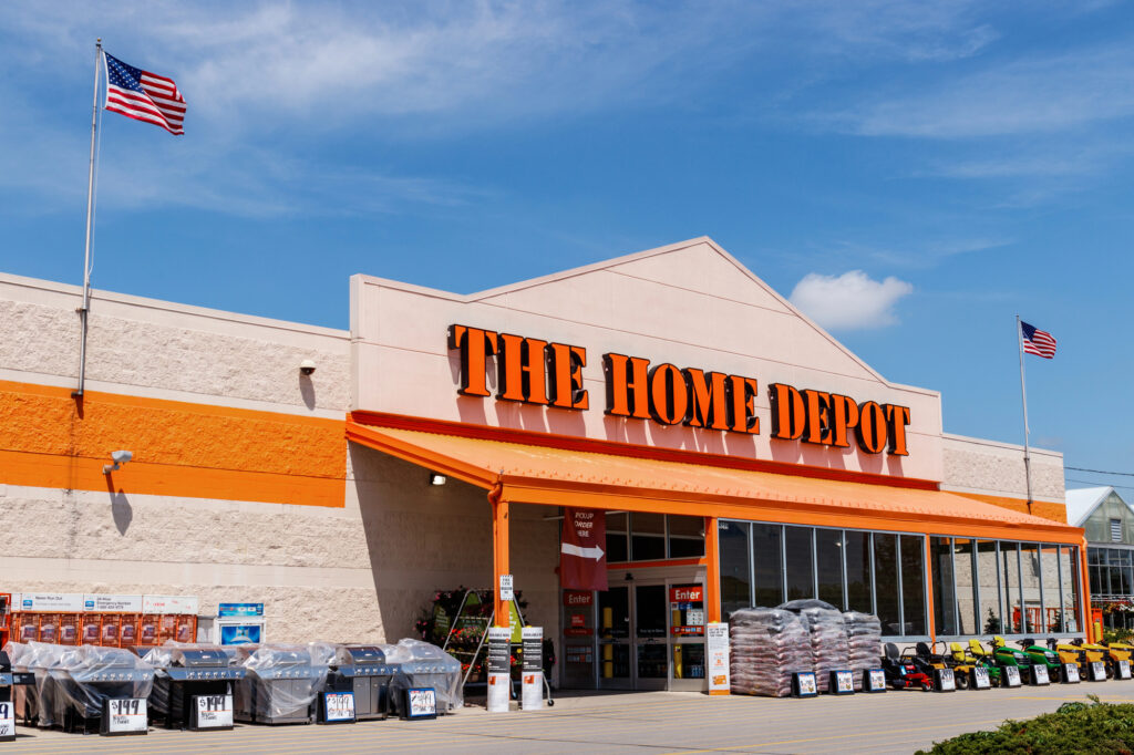 home depot sign
