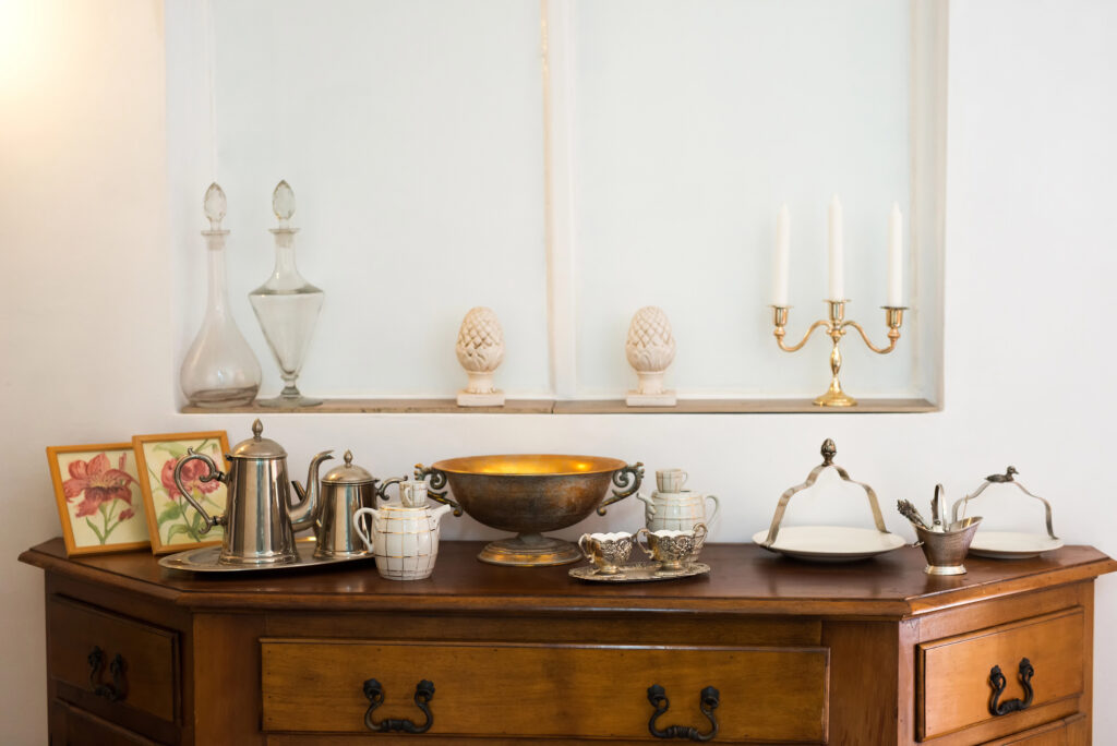 heirloom  vintage table candles